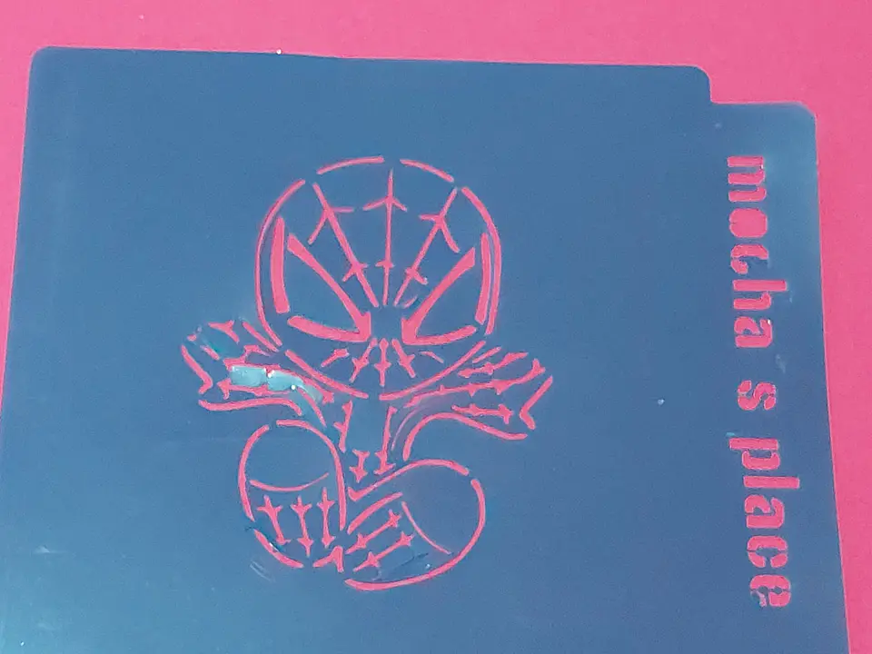 Stencil spiderman 1