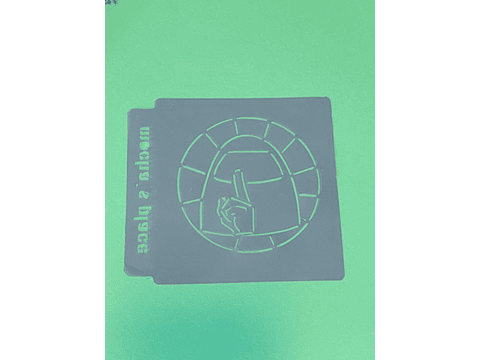 Stencil logo Among Us 