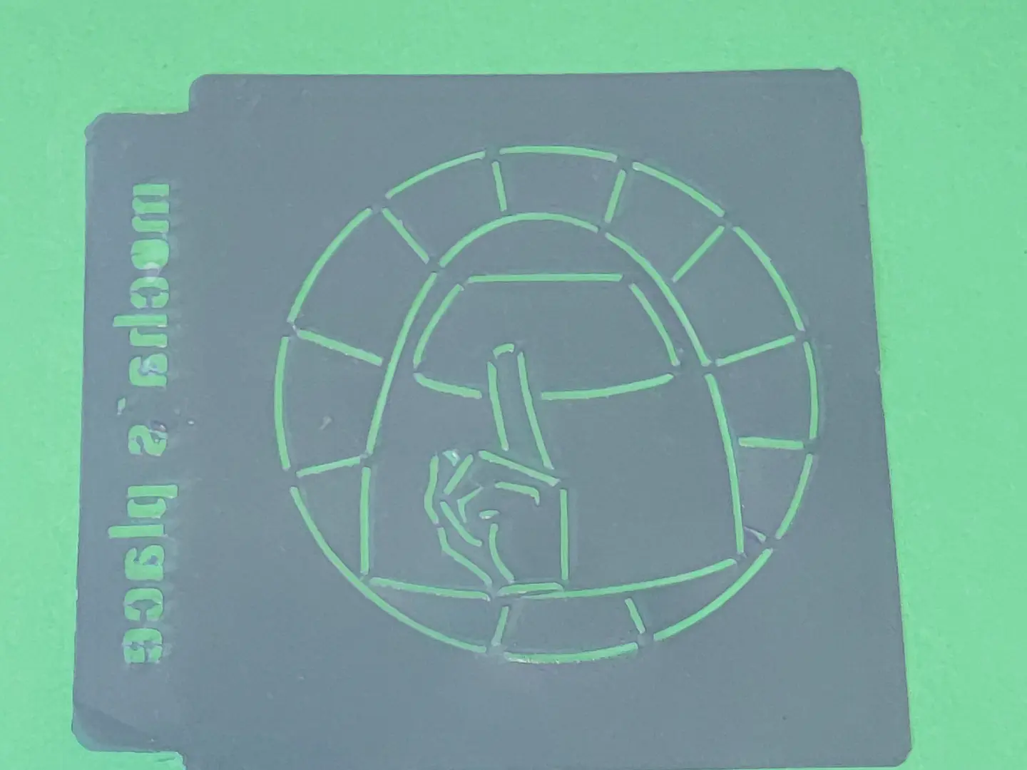 Stencil logo Among Us  1
