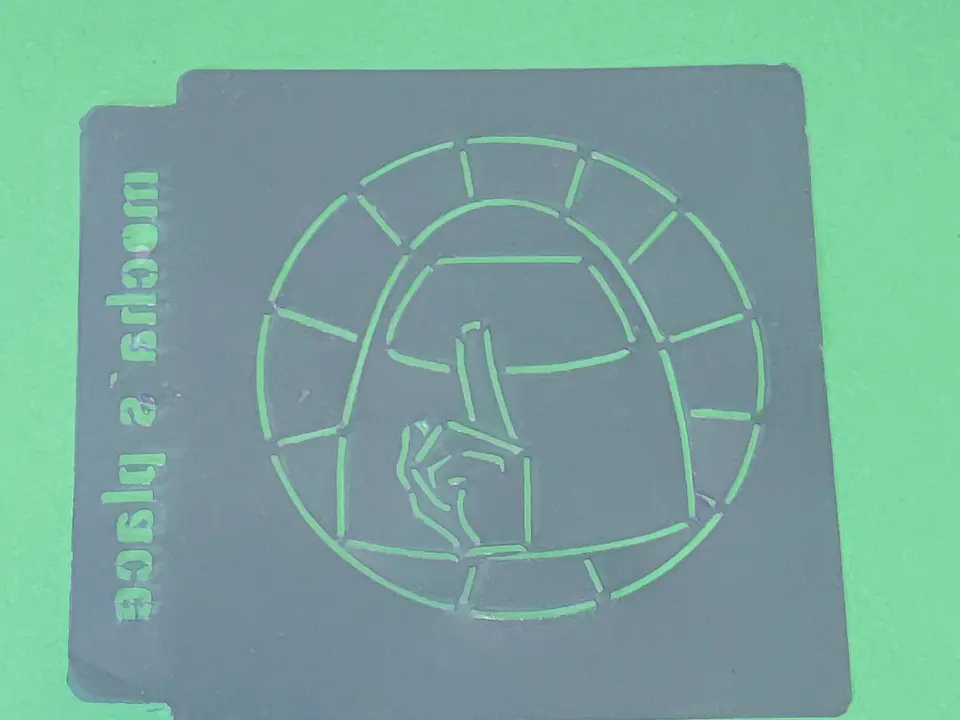 Stencil logo Among Us  1