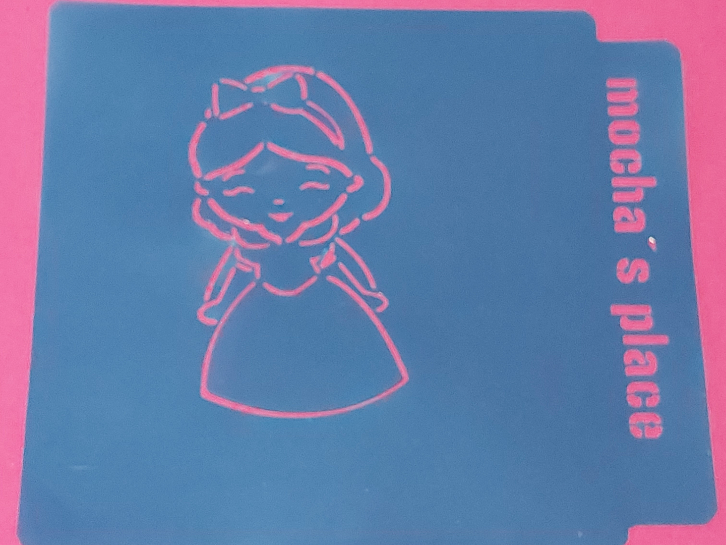 Stencil Blanca Nieves 1