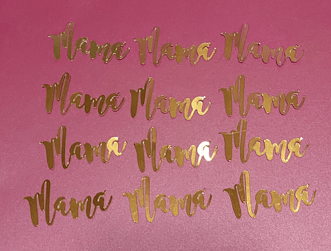 Topper cupcake "Mamá"  12 piezas 