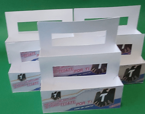 Paquete 12 Cajas para galleta "Cerveza"  sencillas 