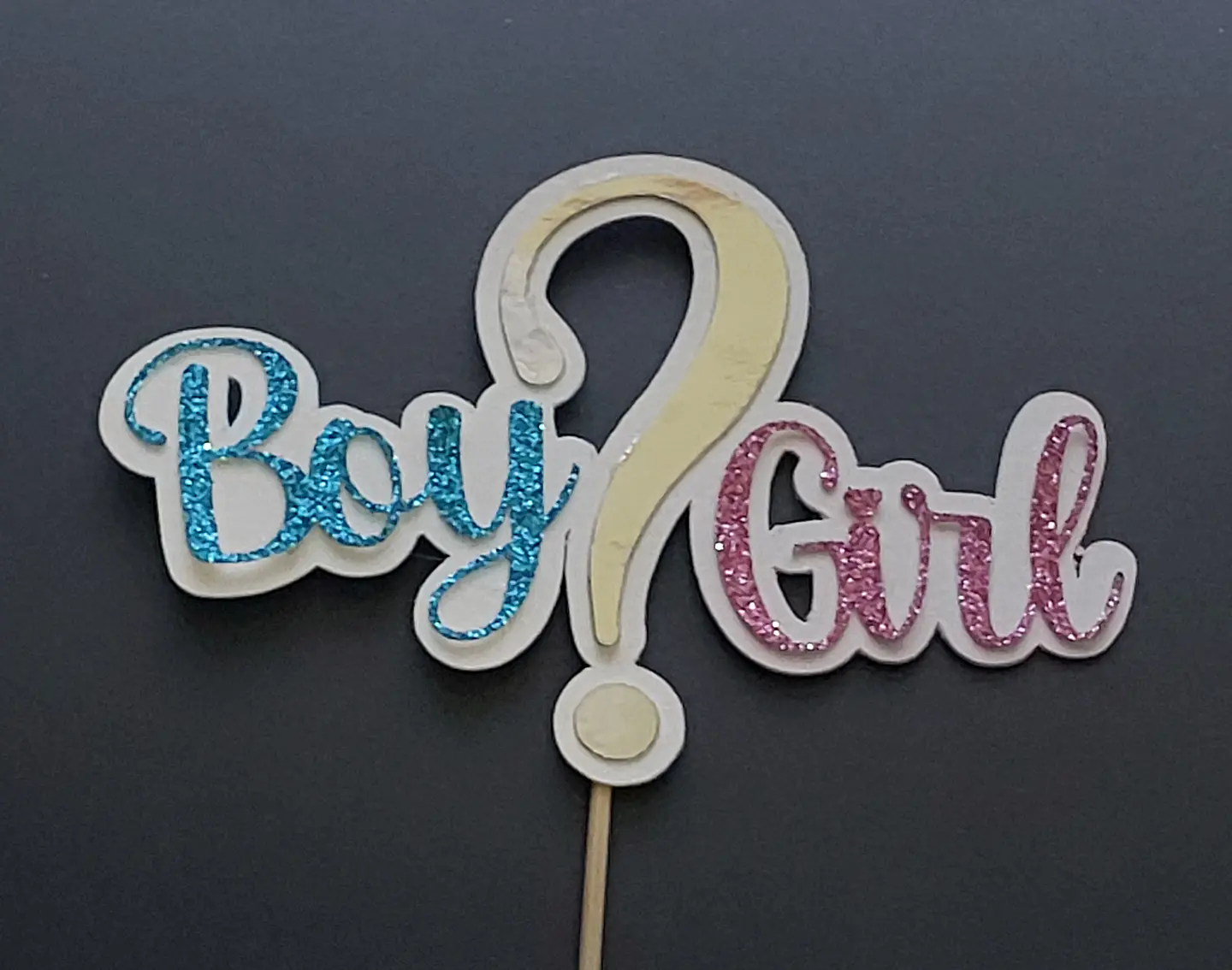 Topper para pastel boy or girl 1