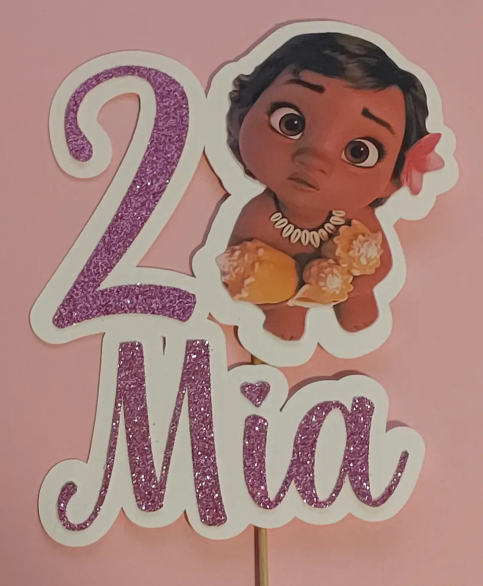 TOPPER PARA PASTEL MOANA 1