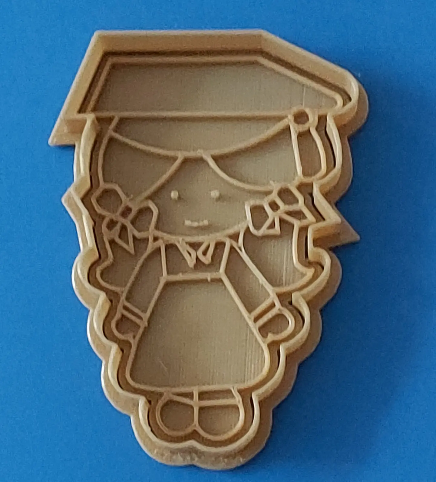 Cortador de galleta niña graduación  1