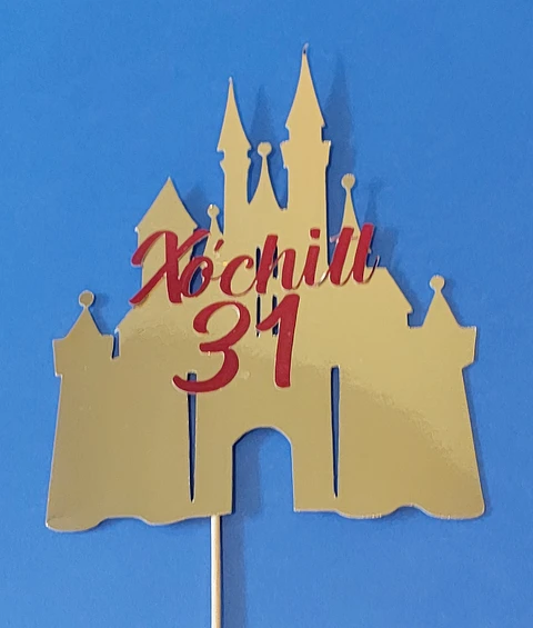 Topper castillo de princesas