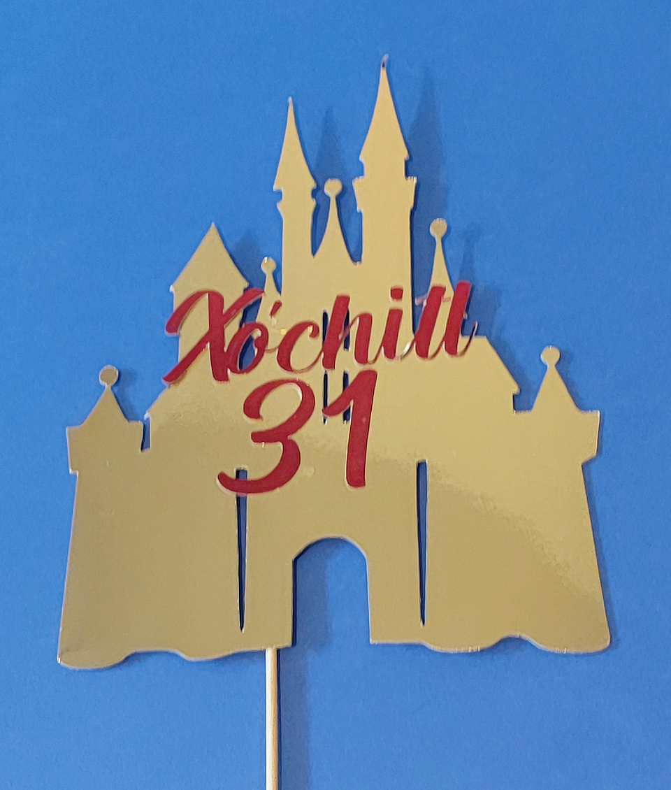 Topper castillo de princesas 1