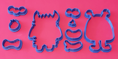 Set cortadores de moustro