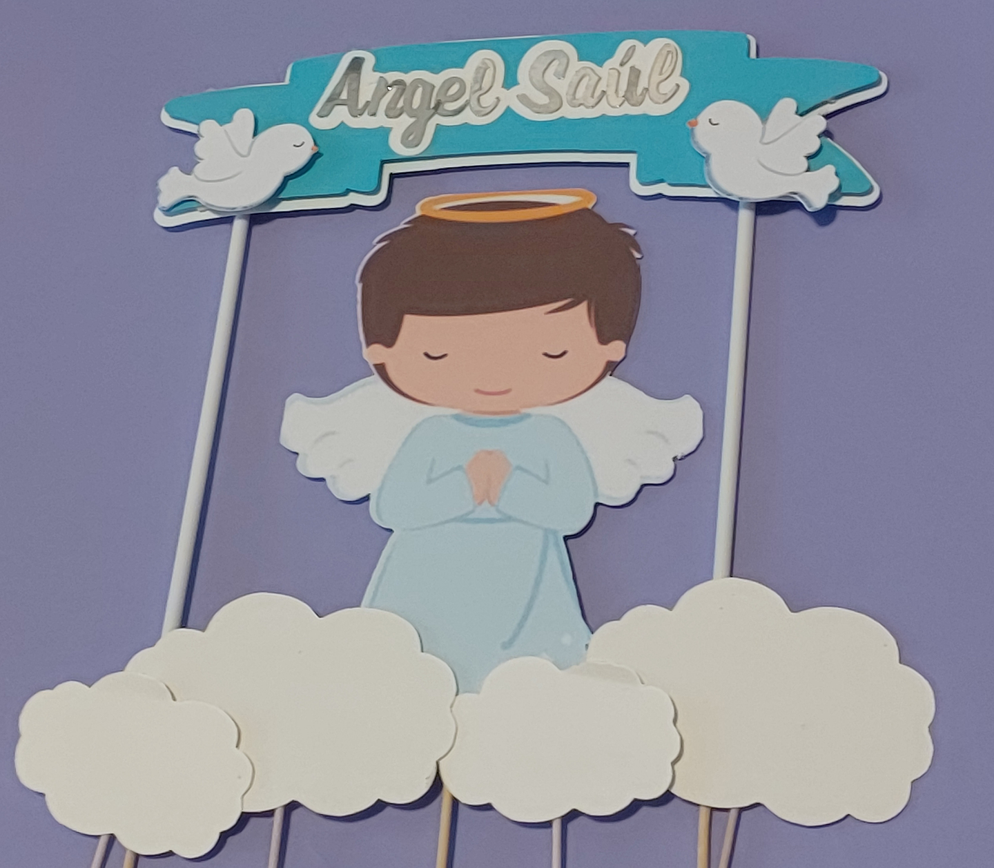 Topper Angelito y palomas 1