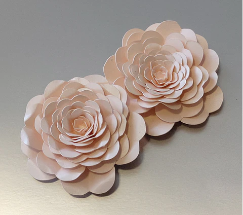 ROSA DE PAPEL  (2 piezas ) 
