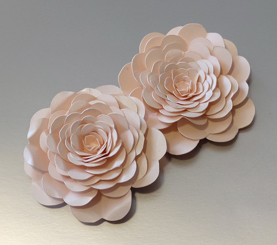 ROSA DE PAPEL  (2 piezas )  1