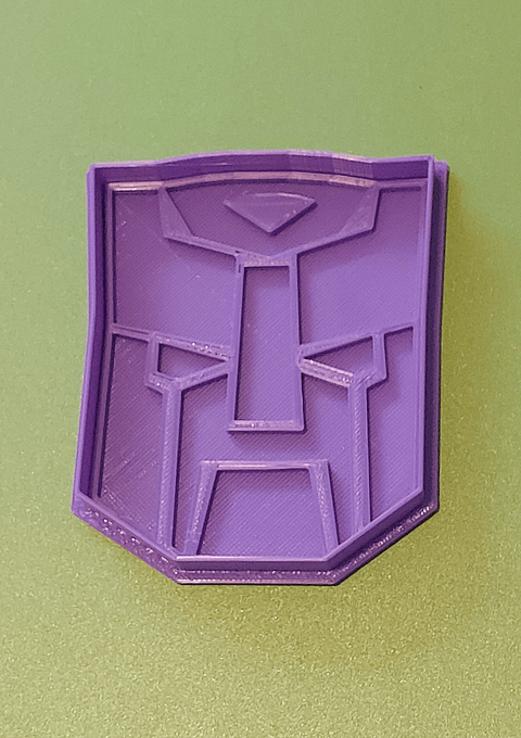 Cortador y sello para galleta "Transformers"