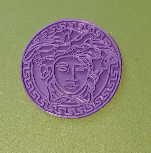 Sello para fondant  "Versace" 8 cms