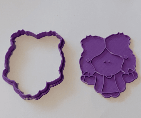 Cortador y sello para galleta "Cruela" 