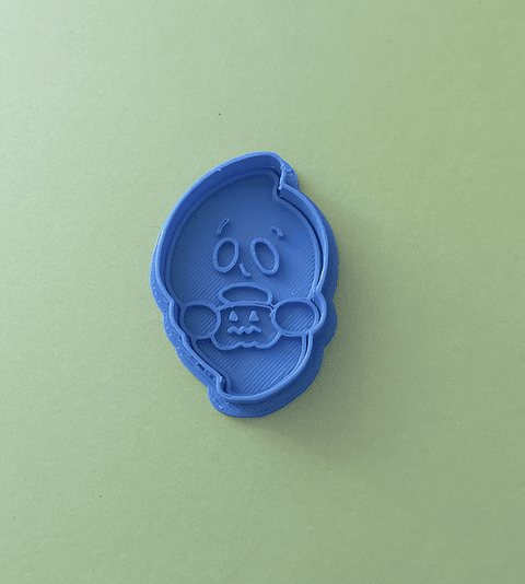 Cortador y sello para galleta "Fantasmita"