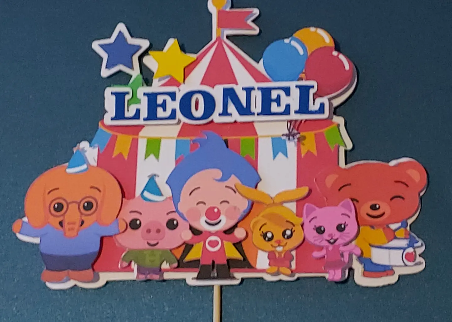 Topper Plim plim circo 1