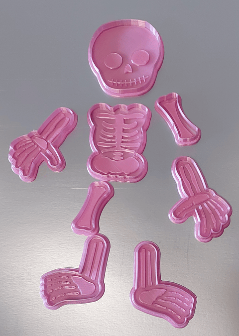 Set de cortadores y sello Calavera