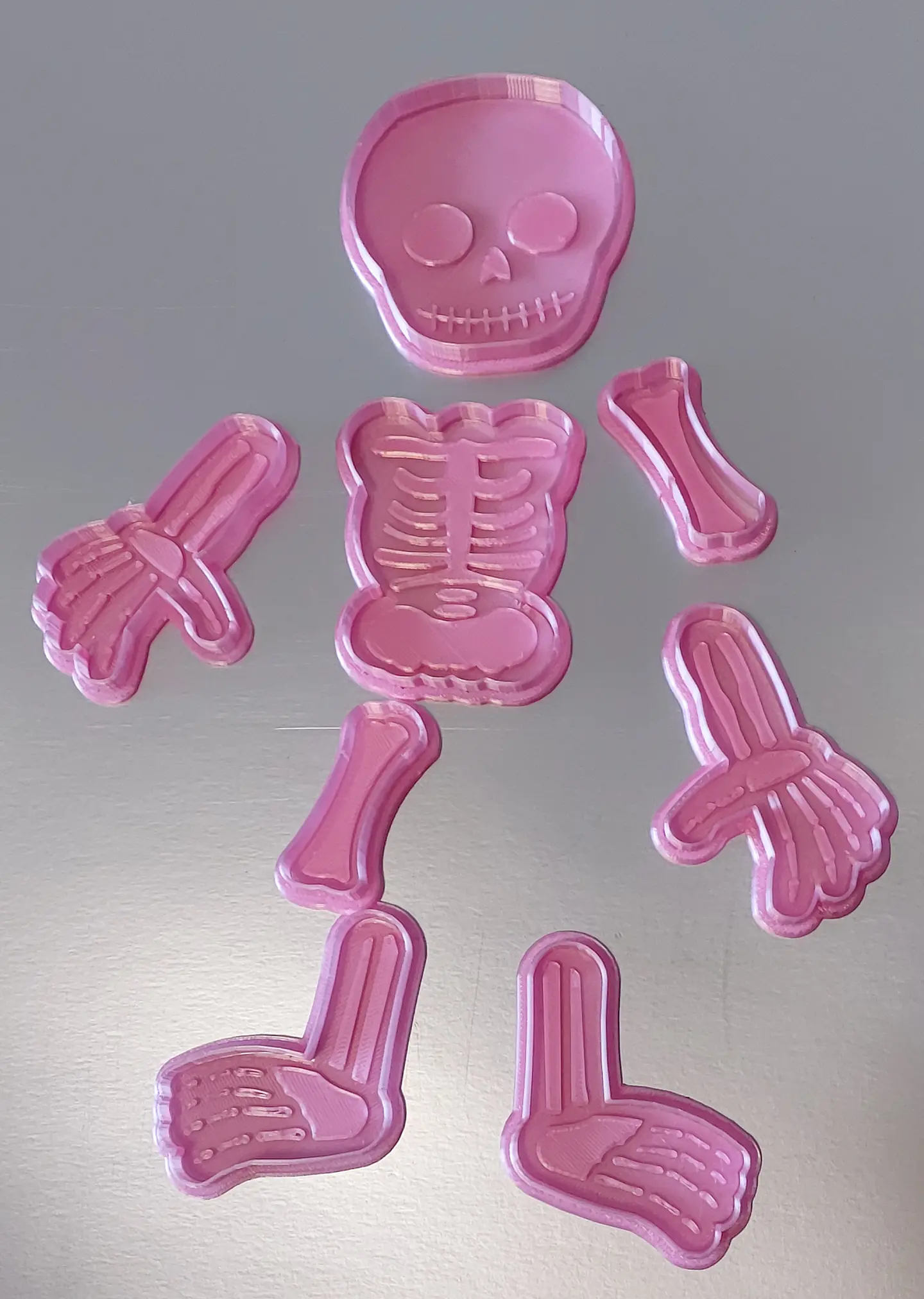 Set de cortadores y sello Calavera 1