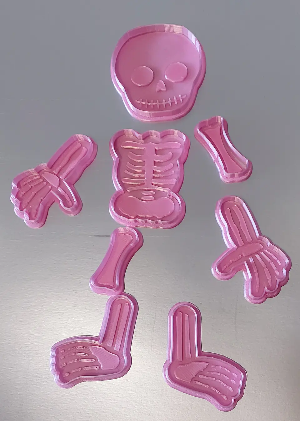 Set de cortadores y sello Calavera 1