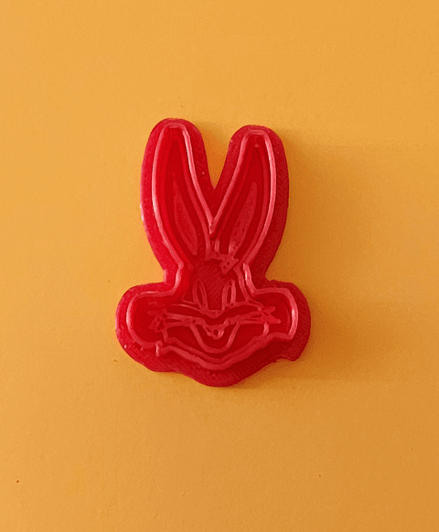 Cortador y sello para galleta Bugs bunny 