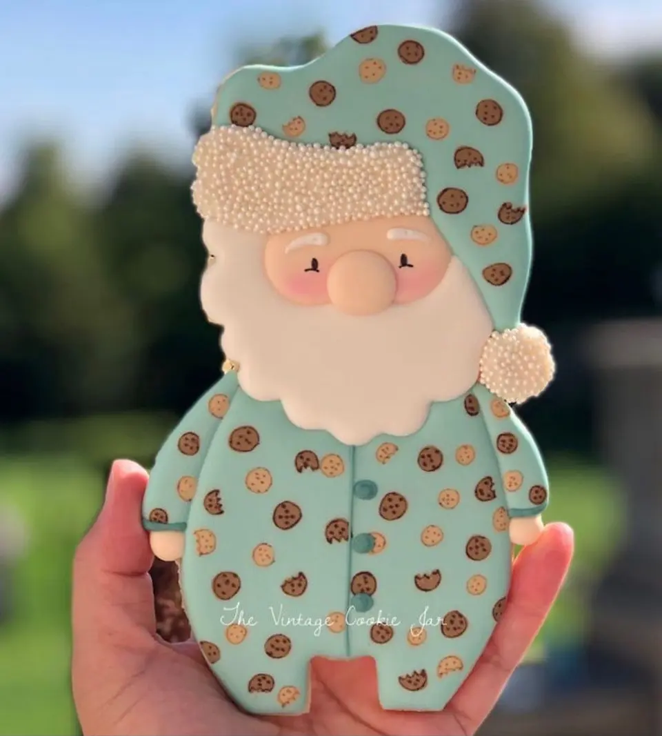 Cortador de galleta Santa en Pj 2