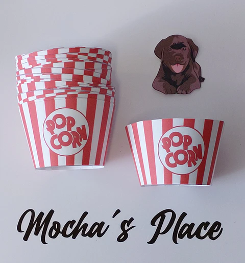 Cupcake wrapper  Corn pops 