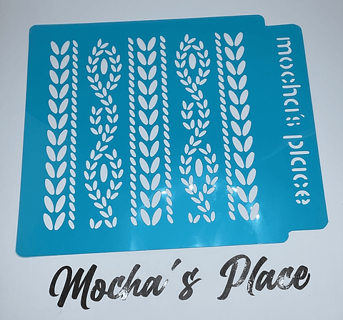 Stencil navideño patrón sueters