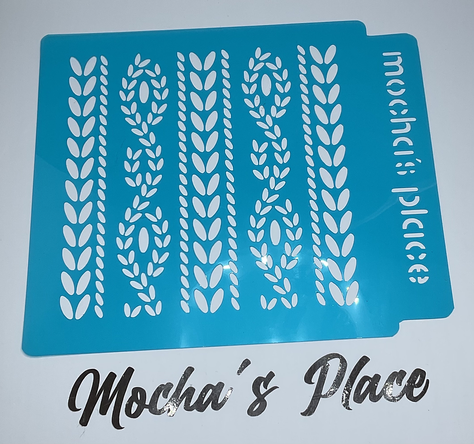 Stencil navideño patrón sueters 1