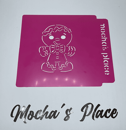 Stencil navideño PYO galleta jengibre