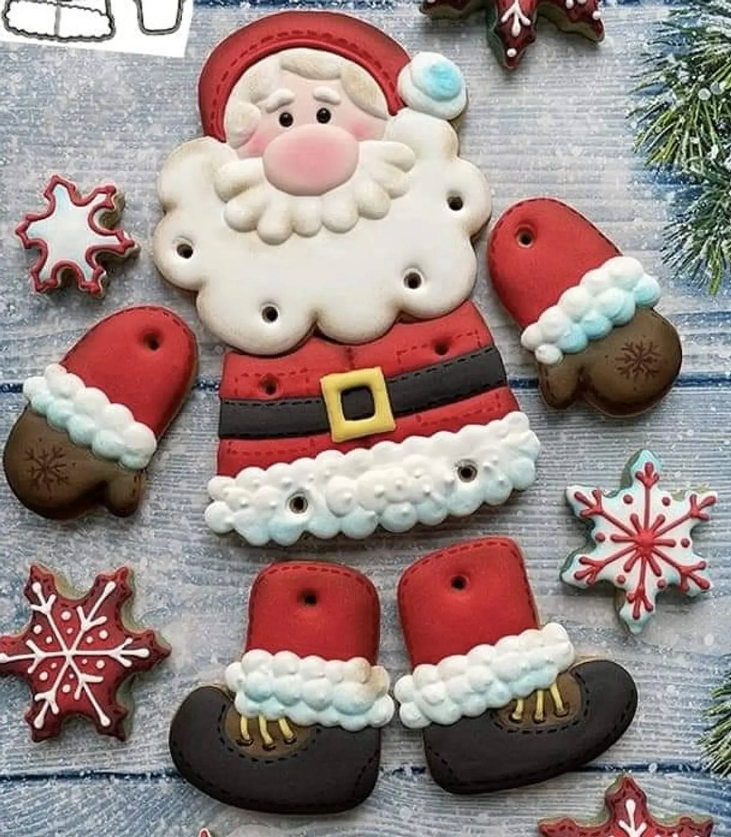 Cortador para galleta Santa  titere 2