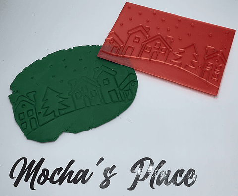 Sello para Fondant  Feliz Navidad