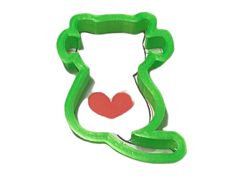 Cortador para galleta “gatito corazón”