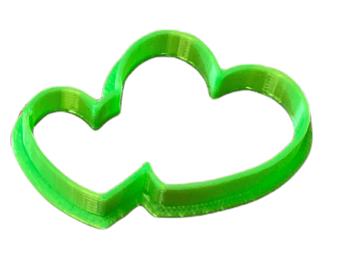 Cortador para galleta “2 corazones’