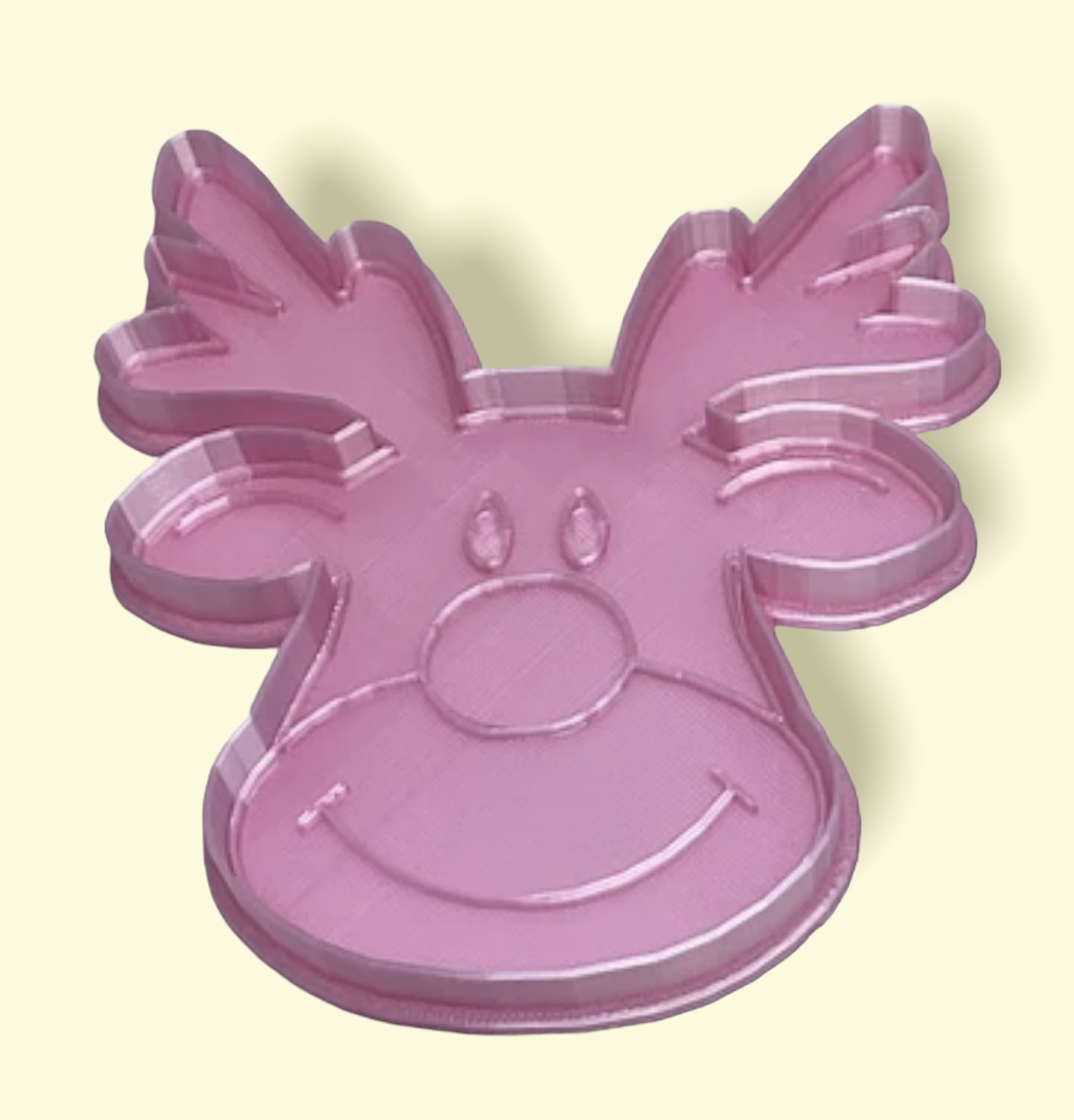 Cortador y Marcador de galleta cara de reno 1