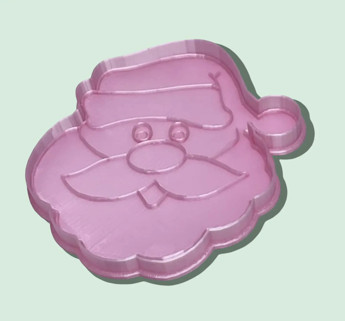 Cortador y Marcador de galleta cara de Santa Claus 1