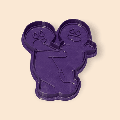 Cortador y marcador para galleta "kamasutra-cookie paraditos”