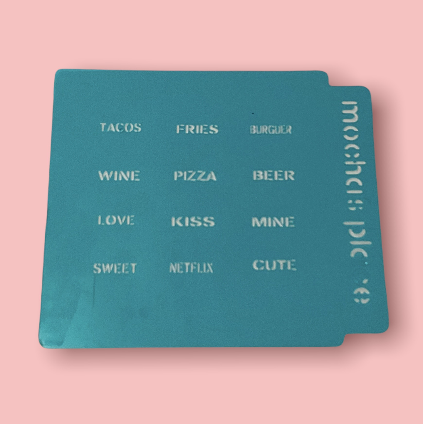 Stencil  letreros comida 1