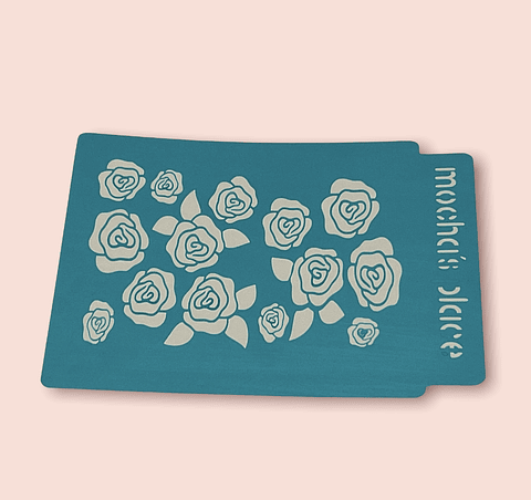 STENCIL PATRÓN ROSAS