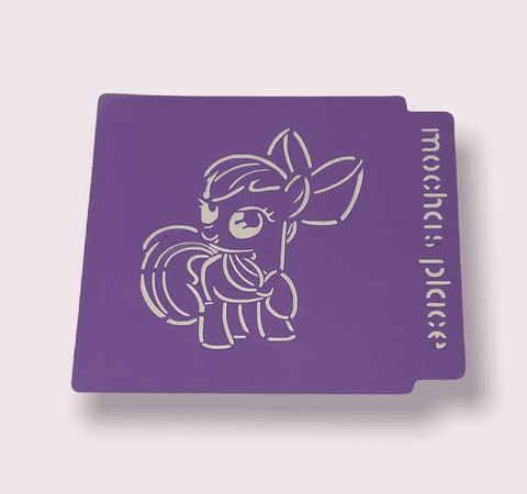 Stencil Pyo acuarela Little Pony