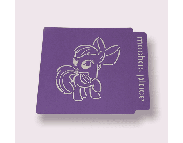 Stencil Pyo acuarela Little Pony