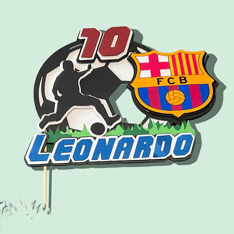 Topper oso panda y arbol