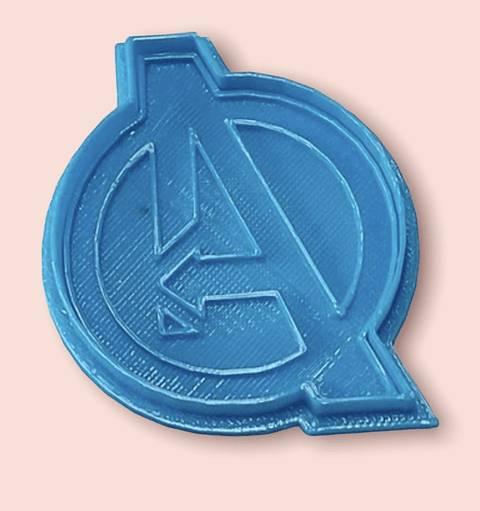 Cortador y marcador para galleta "Logo Avengers"