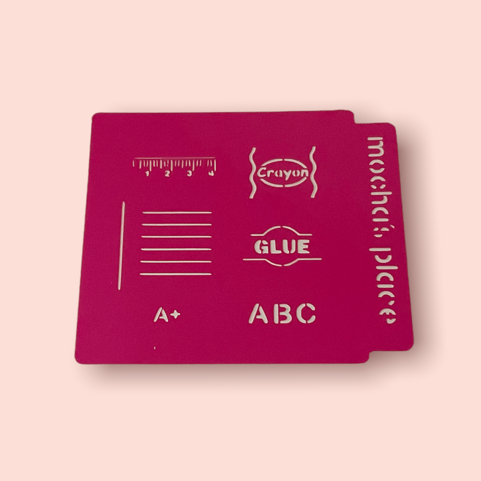 STENCIL LETREROS CUADERNOS 1