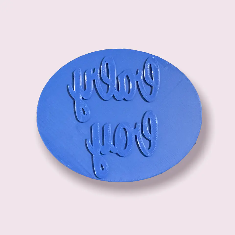 Sello para fondant baby boy 1