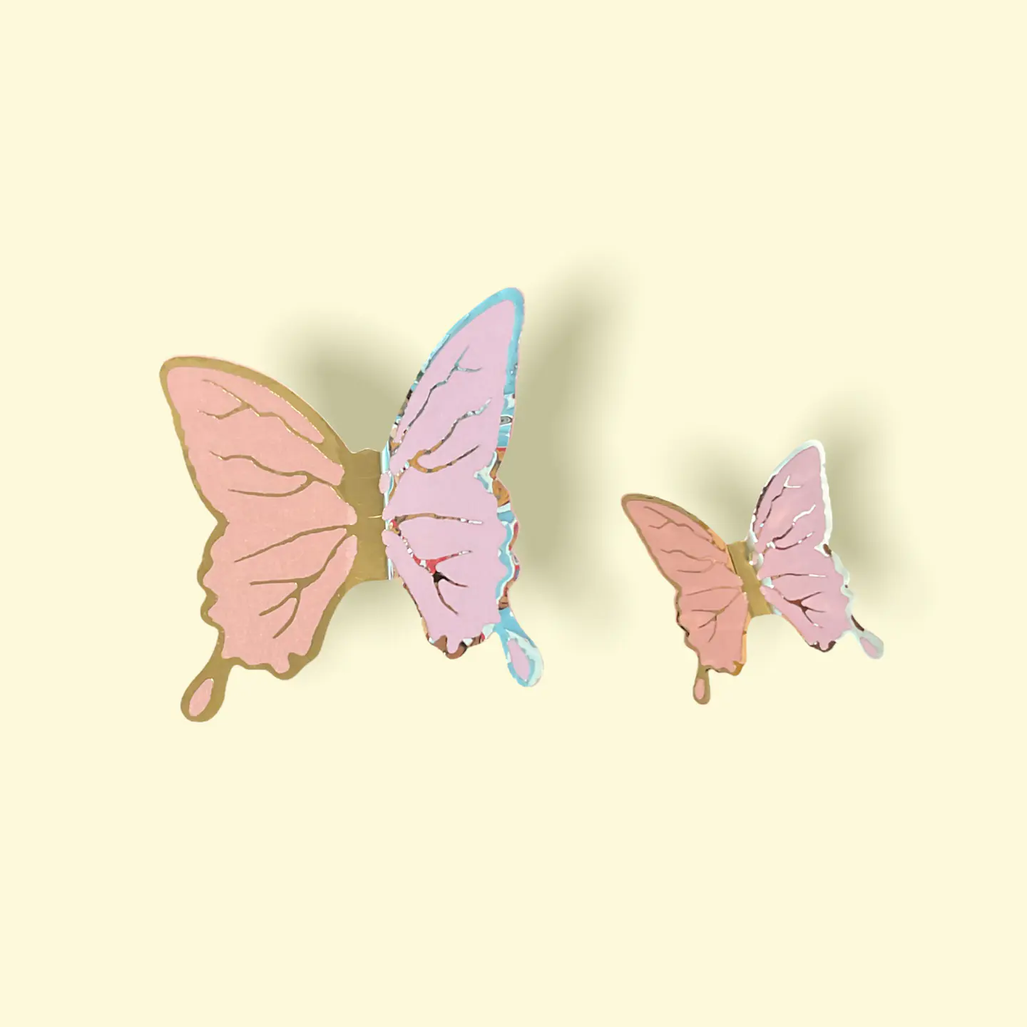 Topper mariposa dos colores 1