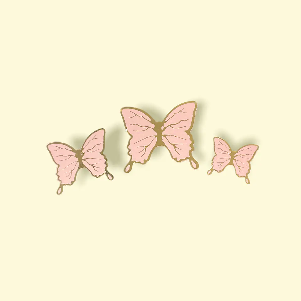 Topper mariposa dos colores 2