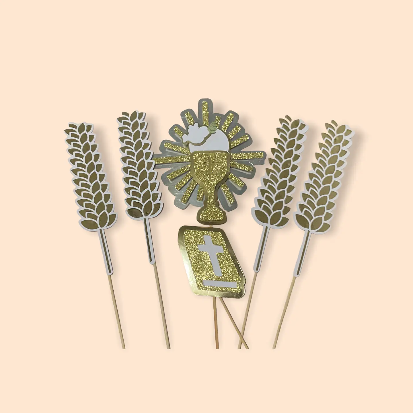 Set toppers Primera Comunión  espigas 1