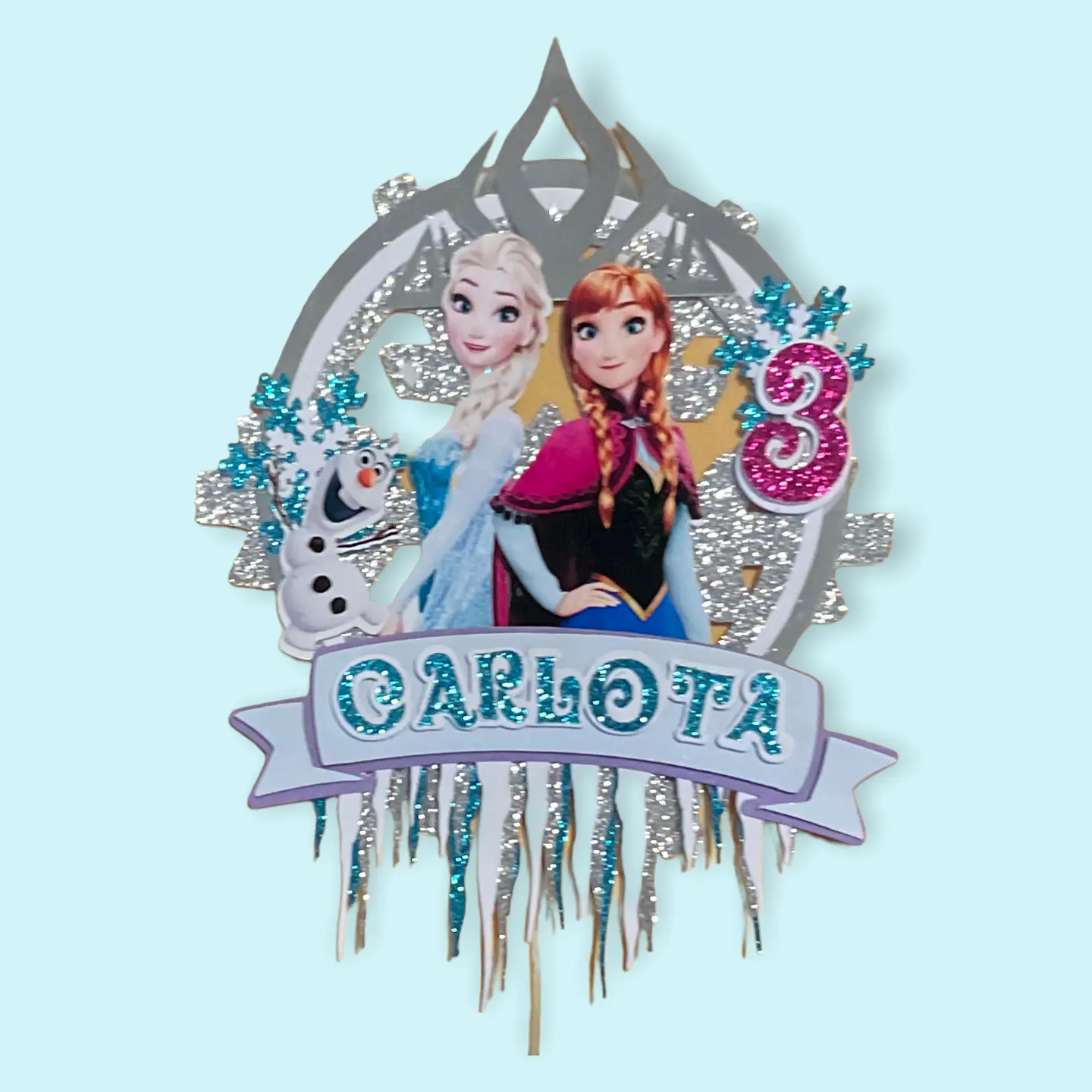 Topare Frozen copos de nieve 1