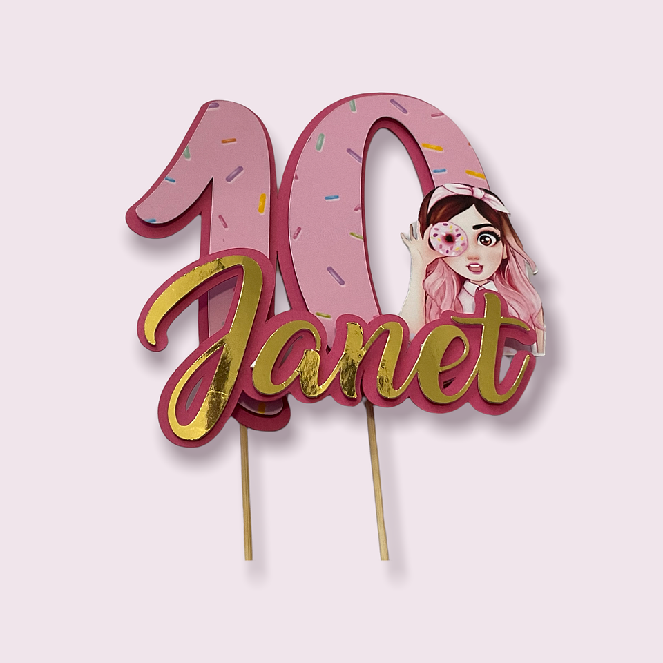 Set toppers Mis pastelitos 1